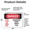 Signmission Generator Room Diesel Fuel, 24 in W x Rectangle, Vinyl Decal OS-2PACK-DS-D-1824-L-2207 - alternate 4